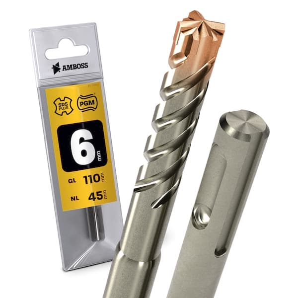 1x Bohrer SDS Plus Schaft - Ø:6 mm - GL: 110 mm