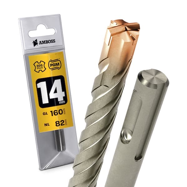 1x Bohrer SDS Plus Schaft - Ø:14 mm - GL: 160 mm