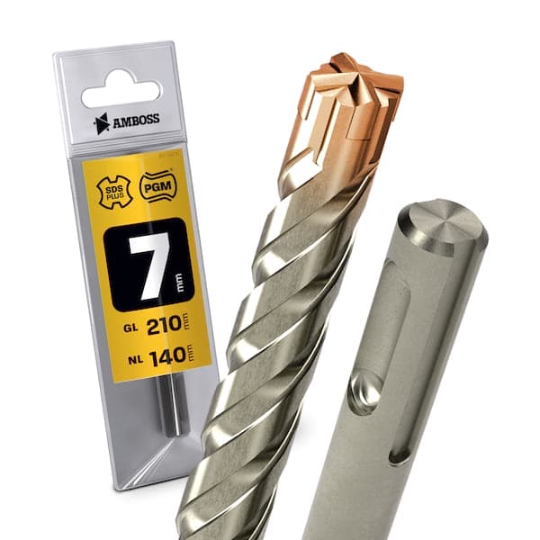 1x Bohrer SDS Plus Schaft - Ø:7 mm - GL: 210 mm