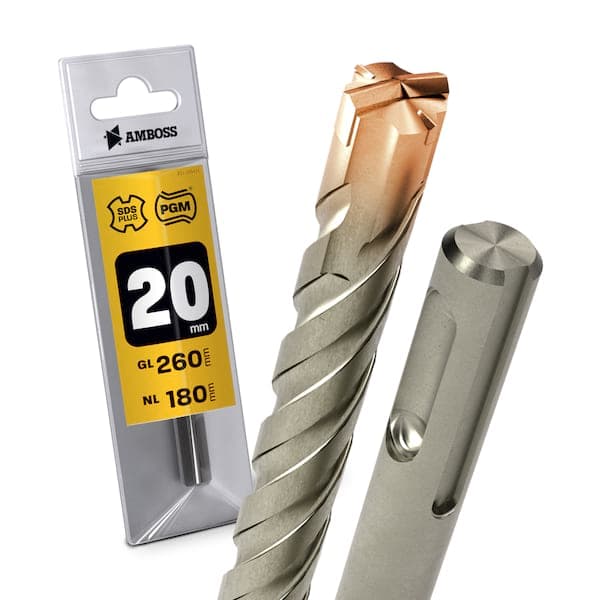 1x Bohrer SDS Plus Schaft - Ø:20 mm - GL: 260 mm