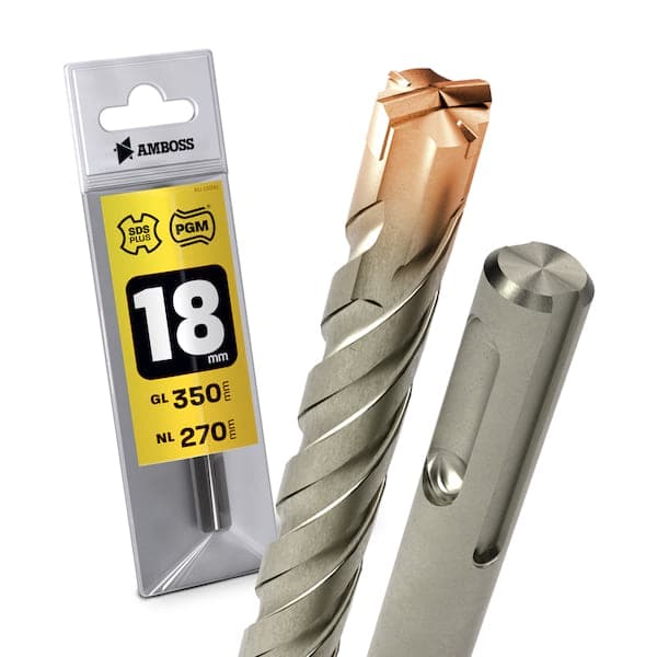 1x Bohrer SDS Plus Schaft - Ø:18 mm - GL: 350 mm