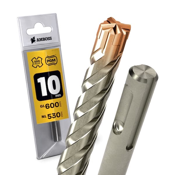 1x Bohrer SDS Plus Schaft - Ø:10 mm - GL: 600 mm