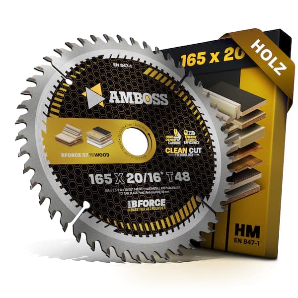 HM Kreissägeblatt - 165 x 1.5/1.0 x 20 Z48 WZ
