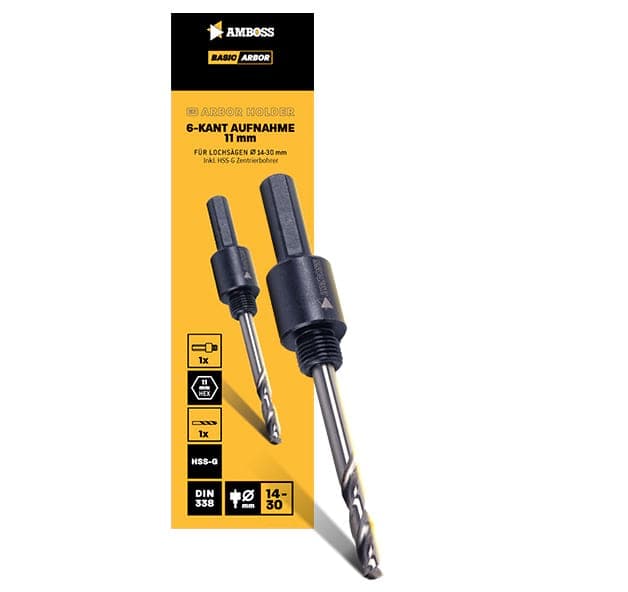 Basic Arbor 11 mm 6 kant 14-30mm