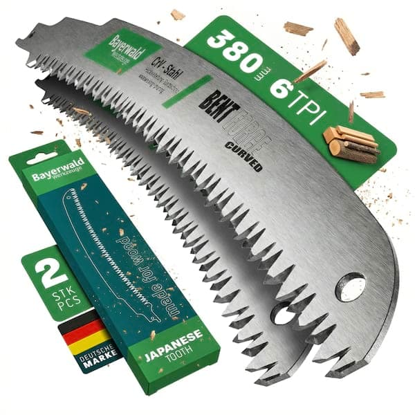 2x Bayerwald Werkzeuge Säbelsägeblatt Bent Force curved Länge 380 mm