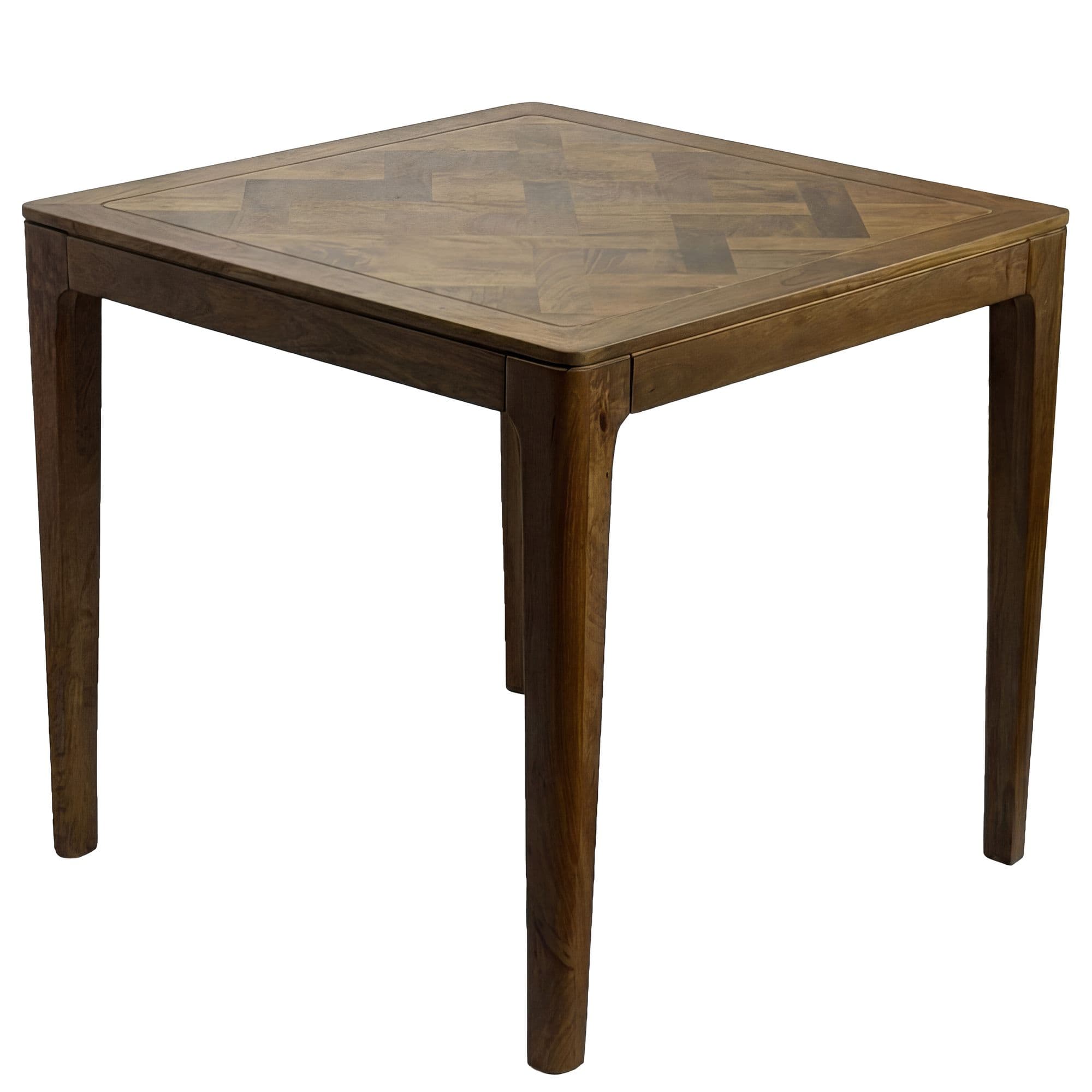 FineBuy Esstisch Massivholz Mango 80x80 cm - Quadratischer Esszimmertisch Holz - Küchentisch modern für 4 Personen - Stabiler Holztisch - Tisch für Esszimmer Bistrotisch Handmade
