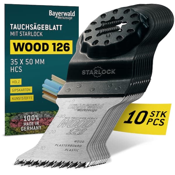 10x Bayerwald SL HCS Tauchsägeblatt 35x50mm