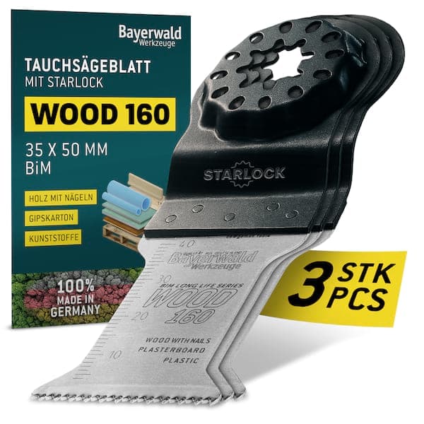 3x Bayerwald SL BiM Tauchsägeblatt 35x50mm