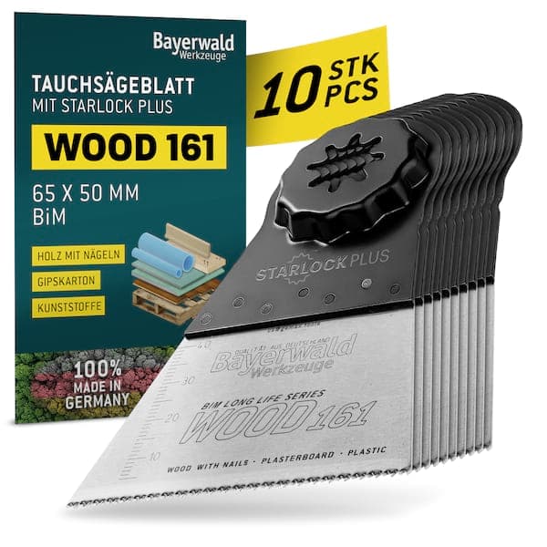 10x Bayerwald SLP BiM Tauchsägeblatt 65x50mm