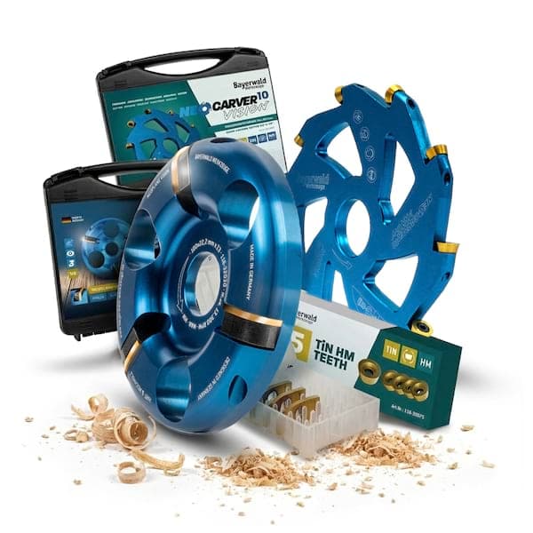 Creative Woodworking Bundle - NeoPlane + Neocarver sowie Ersatzzähne - Präzision, Kontrolle und Handwerksfreude