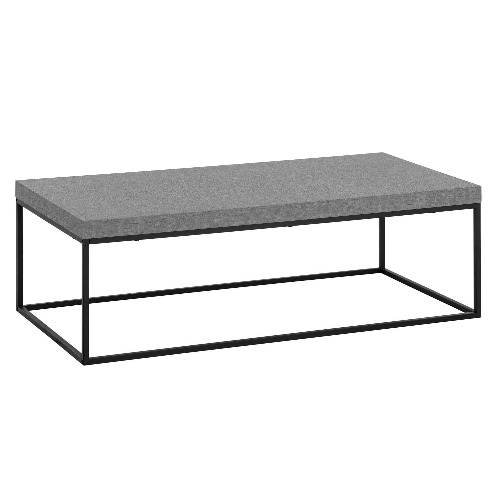 FineBuy Couchtisch 120x60x38 cm Sofatisch Modern, Design Wohnzimmertisch Rechteckig, Loungetisch Groß, Kaffeetisch Metallbeine